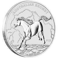 Strieborná minca Australian Brumby 1 oz (2024) 125. výročie mincovne