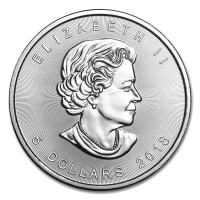 Strieborná minca Canadian Maple Leaf 1 oz (2018)