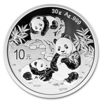 Strieborná minca China Panda 30g (2025)