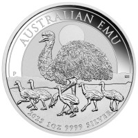 Strieborná minca Emu 1 oz (2025)