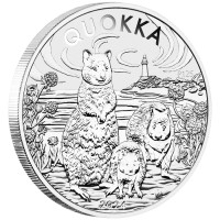 Strieborná minca Quokka 1 oz (2024) 125. výročie mincovne