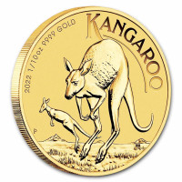 Zlatá mince Australian Kangaroo 1/10 oz 2022