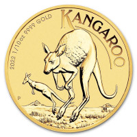 Gold coin Australian Kangaroo 1/10 oz 2022