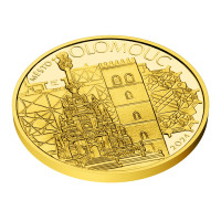 Gold coin ČNB 5.000 Kč Olomouc PROOF