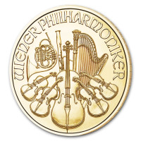 Zlatá minca Wiener Philharmoniker 1/10 oz 2024