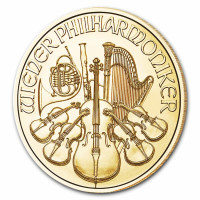 Zlatá minca Wiener Philharmoniker 1/2 oz