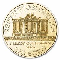 Zlatá minca Wiener Philharmoniker 1 oz