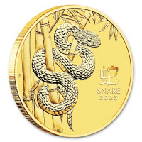 Gold coin Year of the Snake 1/10 oz (2025)