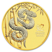 Zlatá mince Year of the Snake - Rok Hada 1 oz (2025)