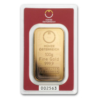Zlaty zliatok 100g Münze Österreich